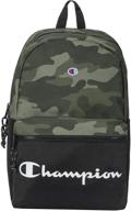 🎒 black champion men's manuscript backpack - casual daypack with enhanced seo logo