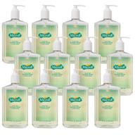 🍋 purell micrell antibacterial lotion soap, lemon citrus fragrance, 12 fl oz pump bottle (pack of 12) – 9759-12: highly effective hand soap for germ-free hygiene logo