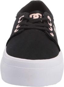 img 3 attached to 👟 DC Trase Platform Skate Shoe: Unisex-Child Fashion with Enhanced Performance