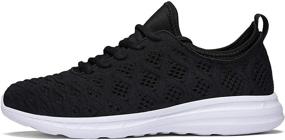 img 3 attached to 👟 Joomra Lightweight Women's Athletic Shoes - Stylish 3D Woven Sneakers