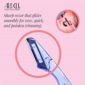 img 2 attached to Pack of 3 Ardell Eyebrow Trimmers and Shapers for Women - Brow Razors (3 count)