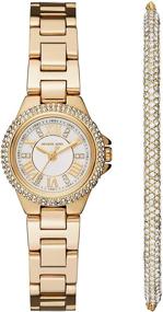 img 4 attached to ⌚️ Women's Petite Camille Three-Hand Watch by Michael Kors