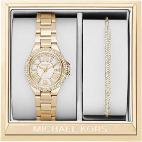 img 2 attached to ⌚️ Women's Petite Camille Three-Hand Watch by Michael Kors