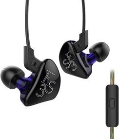 img 4 attached to KZ ES3 Dynamic Hybrid Dual Driver In Ear Headphones (Purple With Mic)