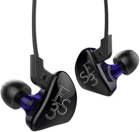 img 2 attached to KZ ES3 Dynamic Hybrid Dual Driver In Ear Headphones (Purple With Mic)