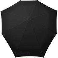 ☂️ stylish senz manual umbrella in classic black - a reliable weather companion logo