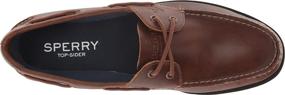 img 2 attached to Classy and Comfortable: Discover Mens Sperry Leeward Boat Yacht Men's Shoes, Perfect Loafers & Slip-Ons!