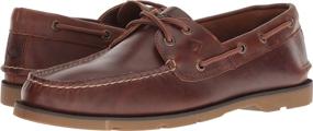 img 3 attached to Classy and Comfortable: Discover Mens Sperry Leeward Boat Yacht Men's Shoes, Perfect Loafers & Slip-Ons!