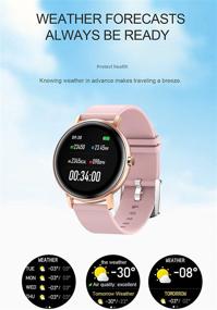 img 2 attached to SYSMARTS Smart Watch for Android Phones - Fitness Activity Tracker with Heart Rate Monitor, Bluetooth Sports Watch for Men and Women (IP67 Waterproof)
