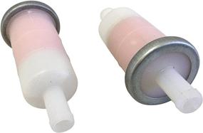 img 3 attached to 🏍️ Kawasaki and Yamaha Fuel Filter 2-Pack for Models 49019-1055, 49019-0032, and 1FK-24560-10-00 (8 mm)