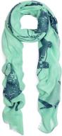 stand out with our unique sharks animal print frayed end scarf wrap - available in various eye-catching colors! logo