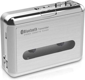 img 4 attached to 🎵 Улучшенный плеер DIGITNOW! Walkman на кассетах с функцией Bluetooth-передачи и разъемом для наушников 3,5 мм