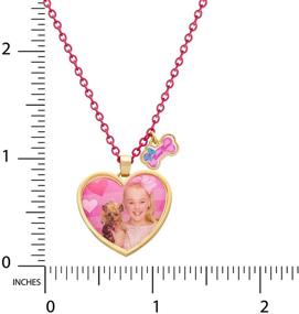 img 2 attached to 💖 JoJo Siwa and Bow Bow Pink Bracelet and Heart Necklace Fashion Set