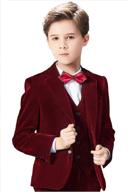 👔 yavakoor velvet classic toddler stretch boys' apparel and suits & sport coats logo