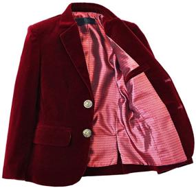 img 1 attached to 👔 Yavakoor Velvet Classic Toddler Stretch Boys' Apparel and Suits & Sport Coats