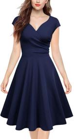 img 1 attached to 👗 Stylish and Elegant: MISSMAY Womens Sleeve Cocktail Dress in Medium Size for Women's Clothing