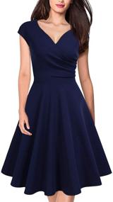 img 4 attached to 👗 Stylish and Elegant: MISSMAY Womens Sleeve Cocktail Dress in Medium Size for Women's Clothing