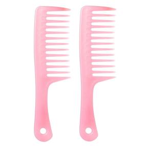 Wide Tooth Comb Hair Combs: 2Pcs Wide Tooth Comb for Curly Hair,Black  Hair,Thick Hair,Fine Hair,Wet Hair,Plastic Long Large Wide Tooth Comb for  Shower