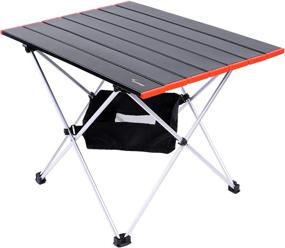 img 4 attached to 🏕️ Sportneer Ultralight Portable Camping Tables with Mesh Storage Bag - Perfect for Outdoor Adventures!