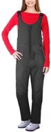 ohuhu women's insulated snow bib overalls - essential ladies ski pants логотип