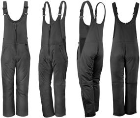 img 3 attached to Ohuhu Women's Insulated Snow Bib Overalls - Essential Ladies Ski Pants