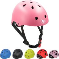 🚲 adjustable toddler to youth bike helmet | safety & ventilation design for kids cycling, skating, scooter - 11 vents logo