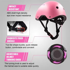 img 1 attached to 🚲 Adjustable Toddler to Youth Bike Helmet | Safety & Ventilation Design for Kids Cycling, Skating, Scooter - 11 Vents