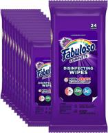 🌸 fabuloso complete lavender wipes - 24 count, pack of 12: efficient cleaning solution logo