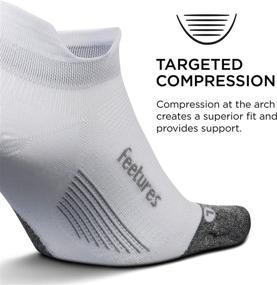 img 3 attached to 🧦 Feetures Elite Ultra Light No Show Tab Solid - High-performance Running Socks for Men & Women with Moisture Wicking & Athletic Compression