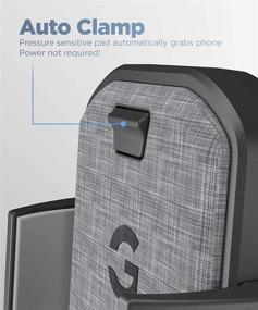 img 3 attached to Convenient Auto-Clamping Wireless Car Charger Mount for Galaxy S21/S20 - Fast Qi Charging & Secure Phone Holder