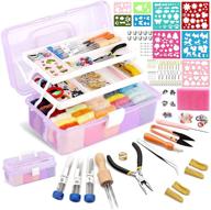 🧵 327pcs needle felting starter kit: ultimate supplies & tools for beginners with 55 colors felt wool, needles, molds, and storage box logo