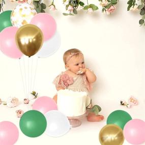 img 1 attached to Woodland Balloons Creatures Decorations Backdrop
