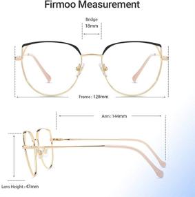 img 1 attached to 👓 Firmoo Blue Light Blocking Glasses for Women and Men, Anti-Eyestrain and Glare Reduction, Lightweight Frame for Digital Screens