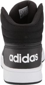 img 2 attached to Adidas Mens Hoops White Black Men's Shoes