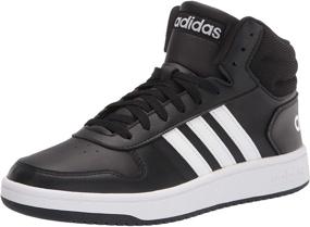 img 4 attached to Adidas Mens Hoops White Black Men's Shoes