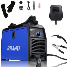 img 4 attached to 🔥 RILAND 110v MIG Welder: DIY Home Portable Welder with Automatic Wire Feed and Flux Cored Capability - MIG 100E