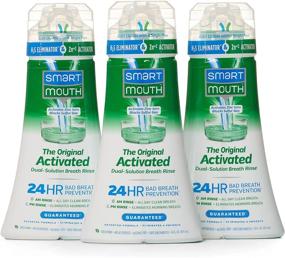 img 4 attached to 🌬️ SmartMouth Original Activated Mouthwash: Get Fresh Breath with the Dual-Solution Oral Rinse System - 3 Pack, 16 fl oz Each