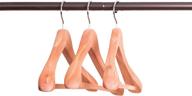 🧥 ruumetry cedar hangers: premium unfinished red cedar wood coat suit hangers - 3 pack логотип