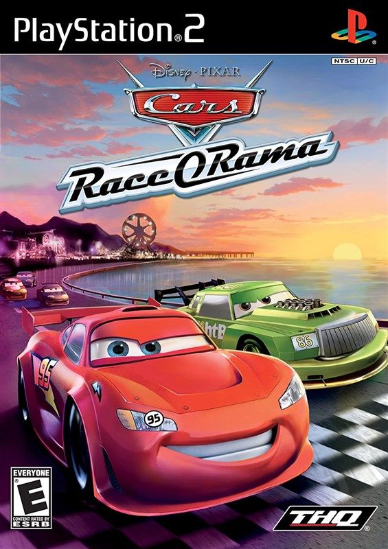 cars race rama playstation 2 로고