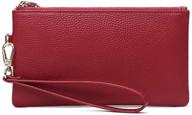 👜 goiacii women's leather wristlet handbag with rfid blocking - stylish handbag, wallet, and wristlet combo logo