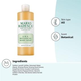 img 1 attached to Mario Badescu A.H.A. Botanical Body Cleanser