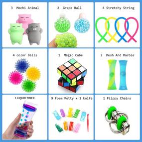 img 2 attached to Sensory Fidget Bundle Rainbow Perfect