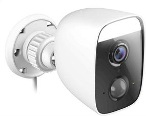 img 4 attached to 📷 D-Link Наружная видеокамера WiFi с прожектором для безопасности с функцией дневного и ночного видения, встроенным умным домашним хабом, полноценной сетевой системой видеонаблюдения Full HD (DCS-8630LH-US) в белом цвете