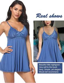 img 3 attached to Avidlove Sleepwear Babydoll Chemise Nightgown Women's Clothing