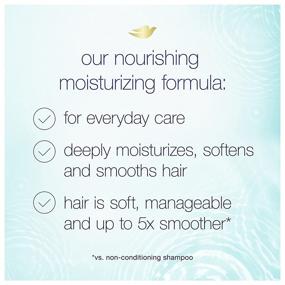 img 1 attached to Dove Nutritive Solutions Moisturizing Shampoo for Normal to Dry Hair - Daily Moisture with Pro-moisture Complex, 12 oz - Promotes Manageability and Silkiness