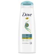 dove nutritive solutions moisturizing shampoo for normal to dry hair - daily moisture with pro-moisture complex, 12 oz - promotes manageability and silkiness logo