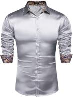 coofandy fashion casual sleeve button men's clothing in shirts logo