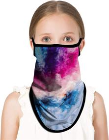 img 1 attached to 🧣 Warm and Stylish Boys' Gaiter Loops Cover Bandana for Cold Weather Protection