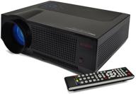 📽️ favi 4t svga hd projector - ultra-bright led lcd technology, 4k support, built-in speakers, usb media playback, image zoom logo