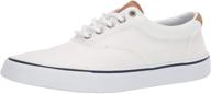 sperry mens striper sneaker white men's shoes for fashion sneakers logo